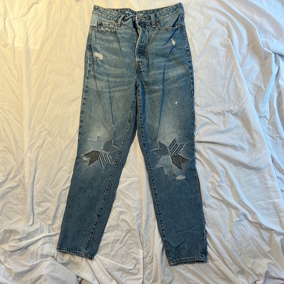 Old Navy O.G. Straight Patchwork Jeans - Picture 2 of 7
